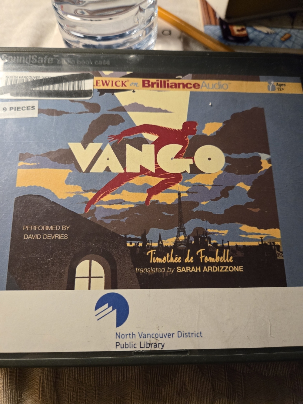 VANGO by Timothee De Fombelle Audiobook CD SET